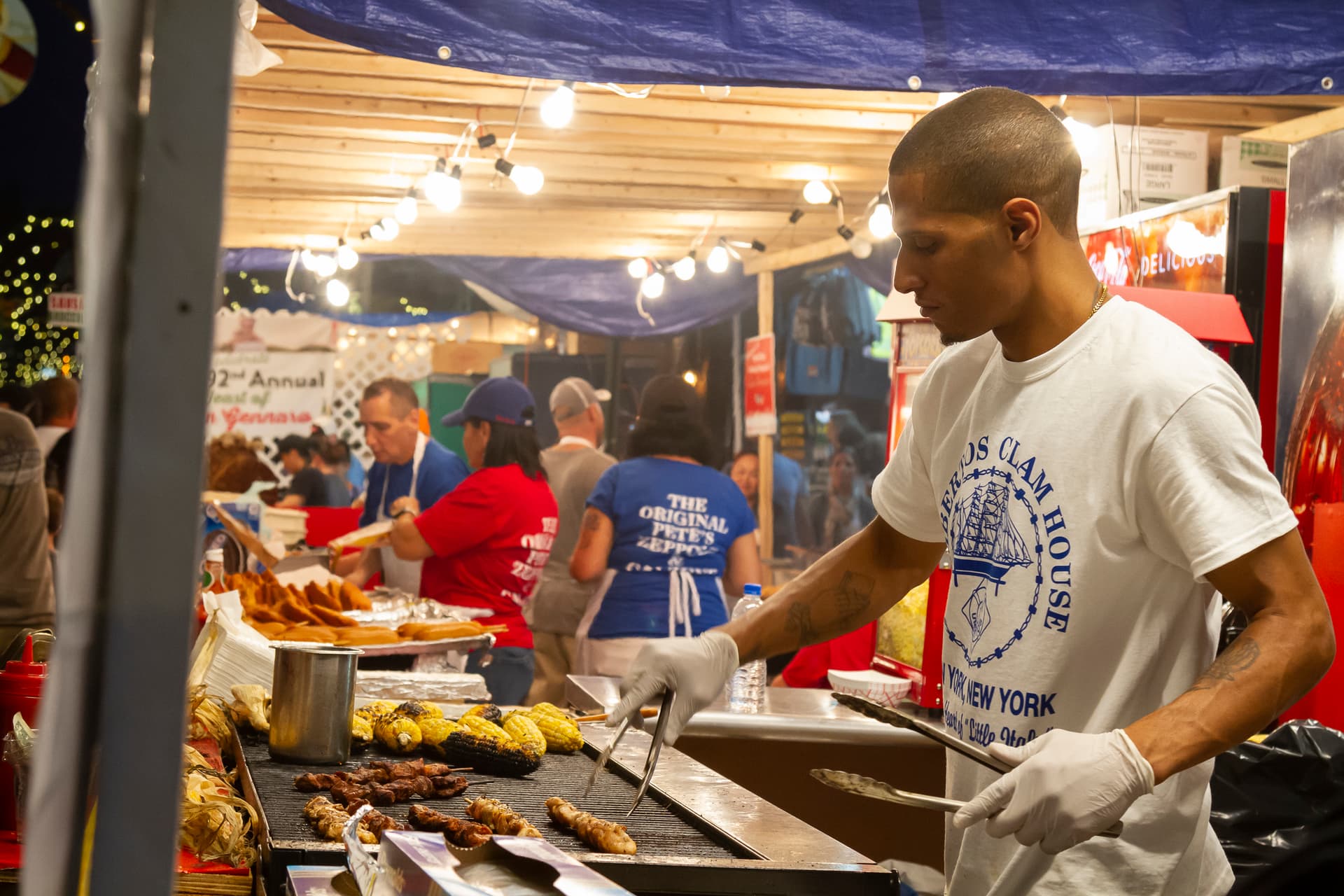 Food stall vendor