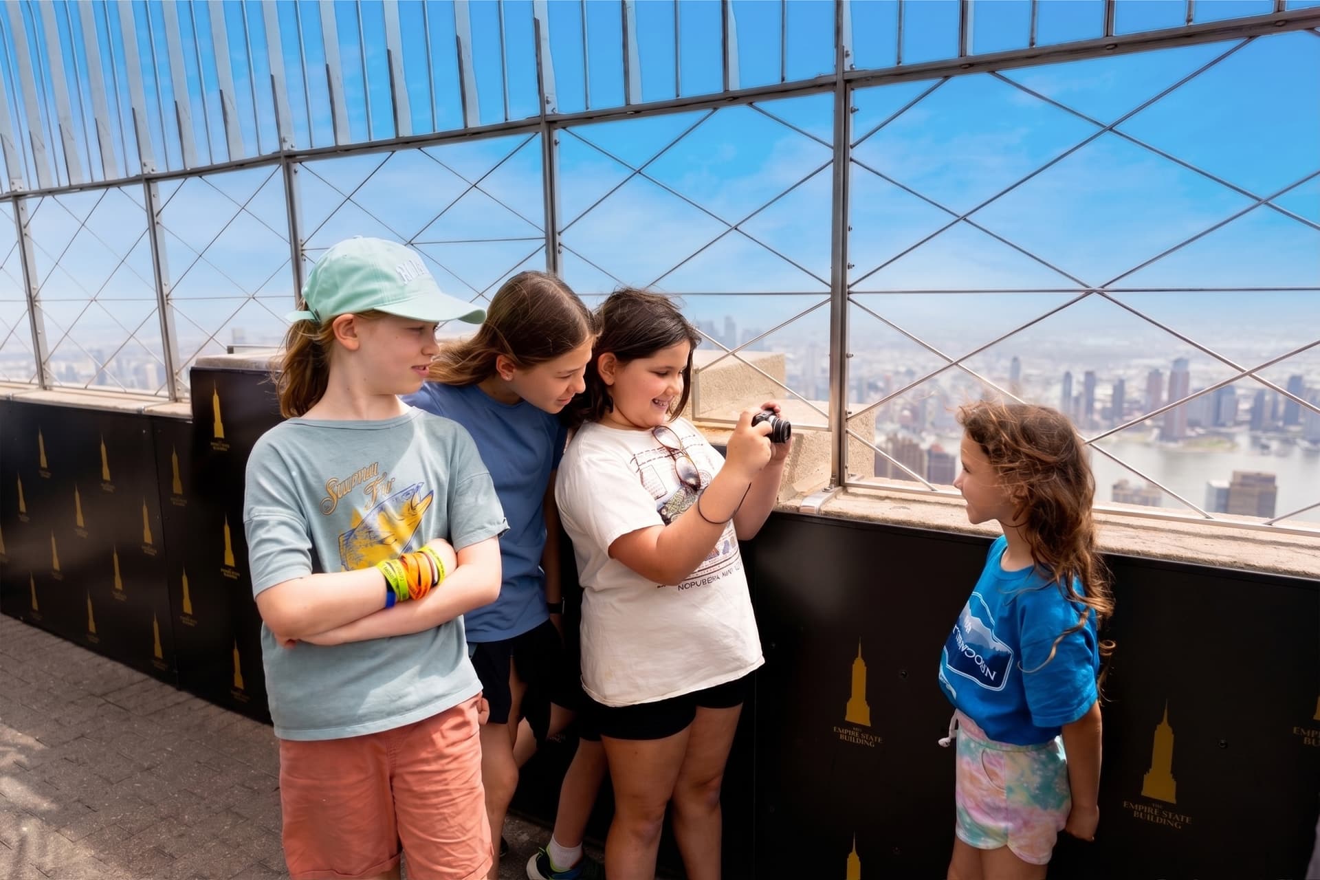 Kids on the 86th Floor Observation Deck